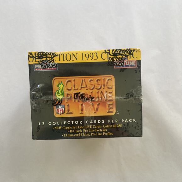 1993 Classic Pro Line Live Football Box - Picture 3 of 7